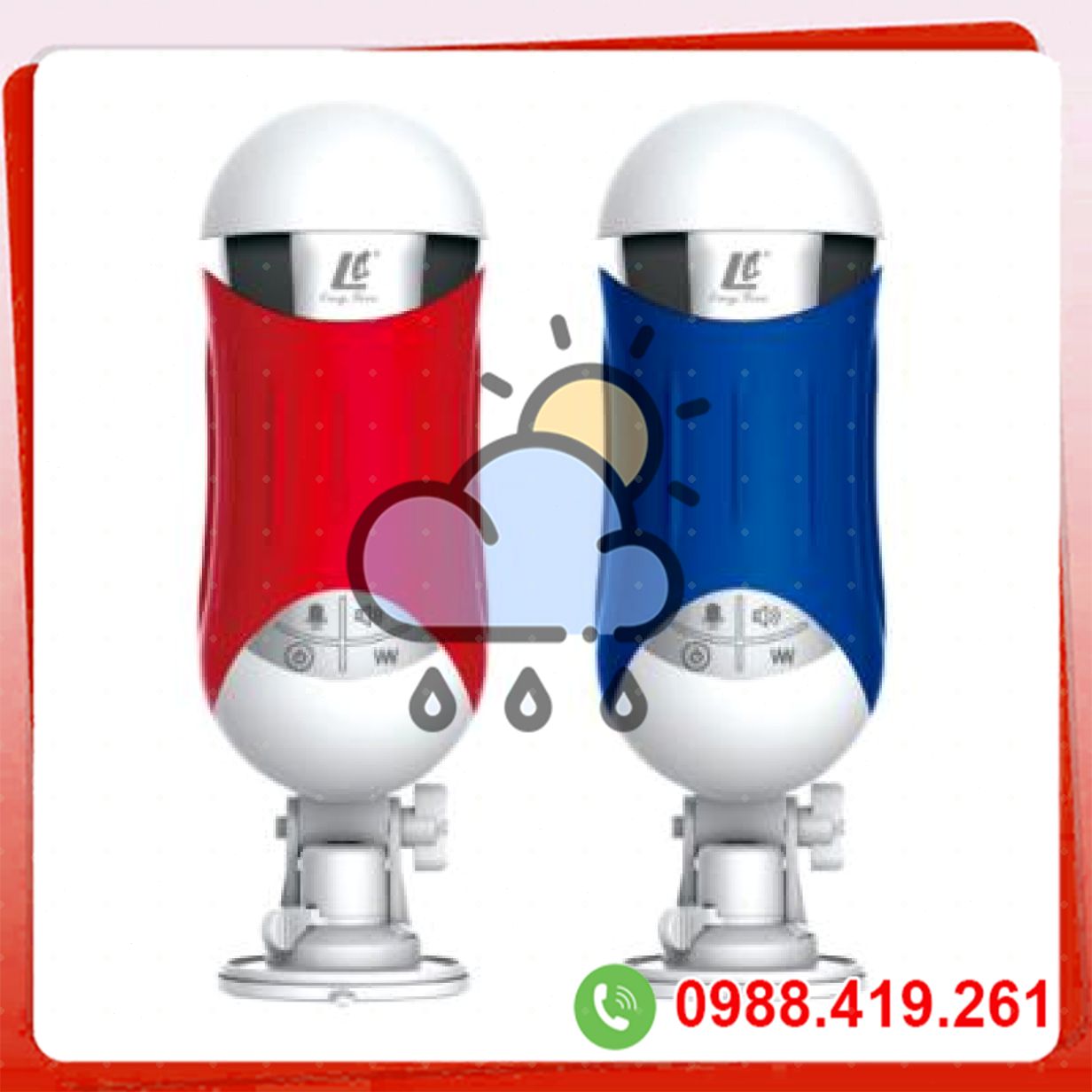 Âm đạo gắn tường rung thụt tự động phát âm thanh LC Easy Love 