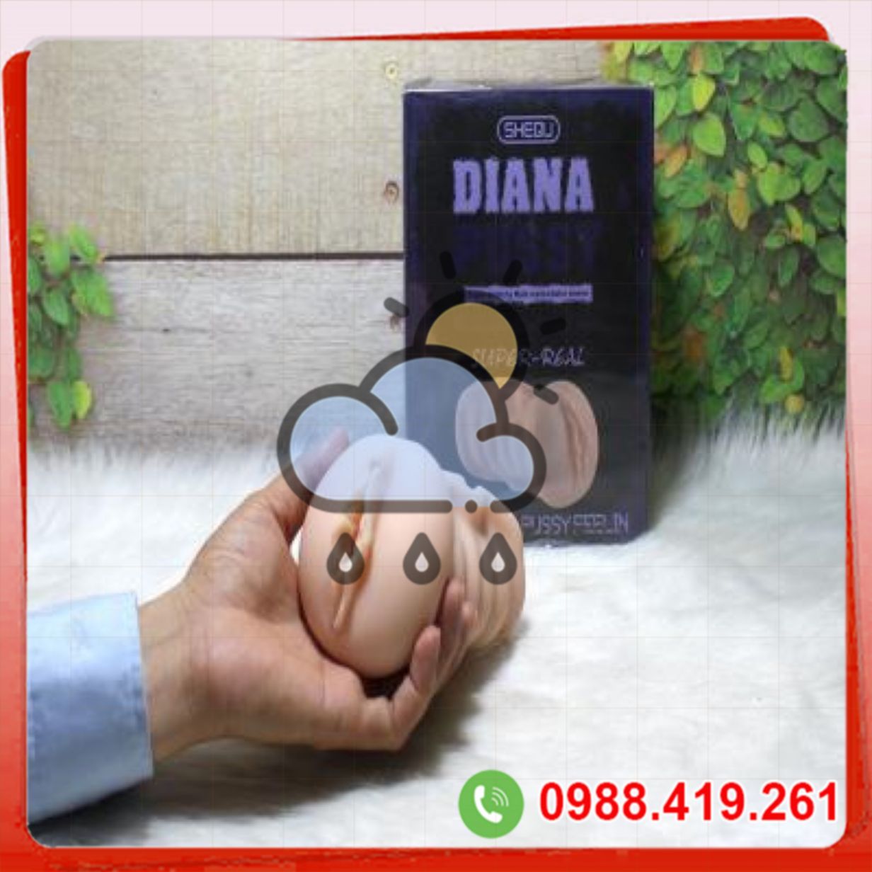 Âm đạo cầm tay Diana silicon cao cấp ruột trần cực thật 