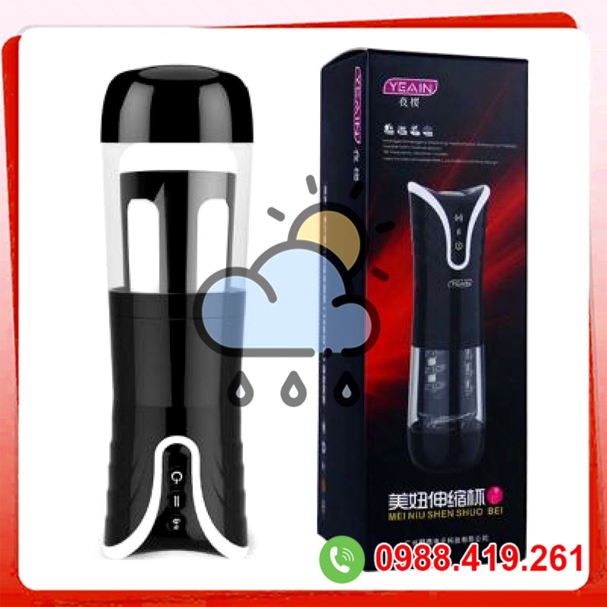 Âm đạo rung thụt tự động Yeain nhỏ gọn tinh xảo siêu phê 