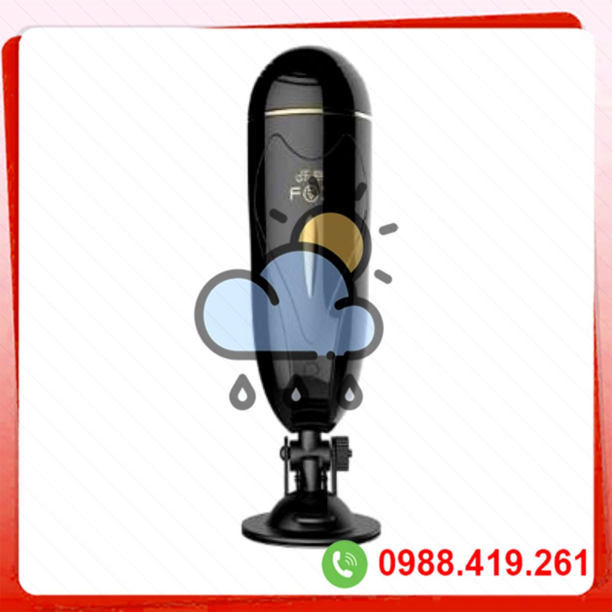 Âm đạo giả hít tường rung rên Fox cao cấp silicon mềm mại 