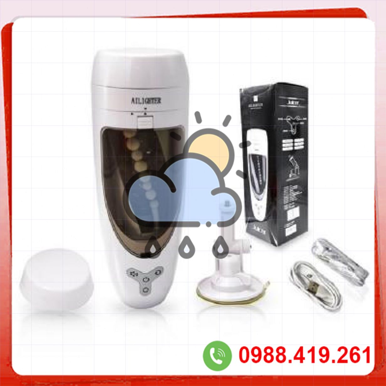 Máy thủ dâm tự động gắn tường Juicer Ailighter cao cấp 
