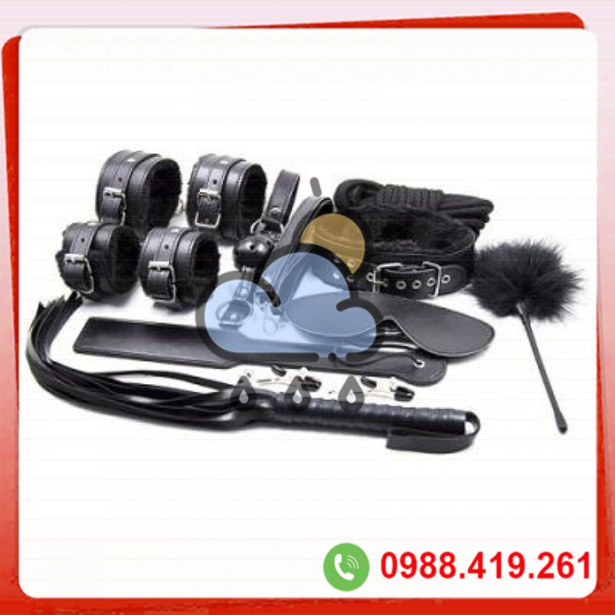 bộ bạo dâm 10 món da đen cao cấp kích thích đổi mới phòng the 