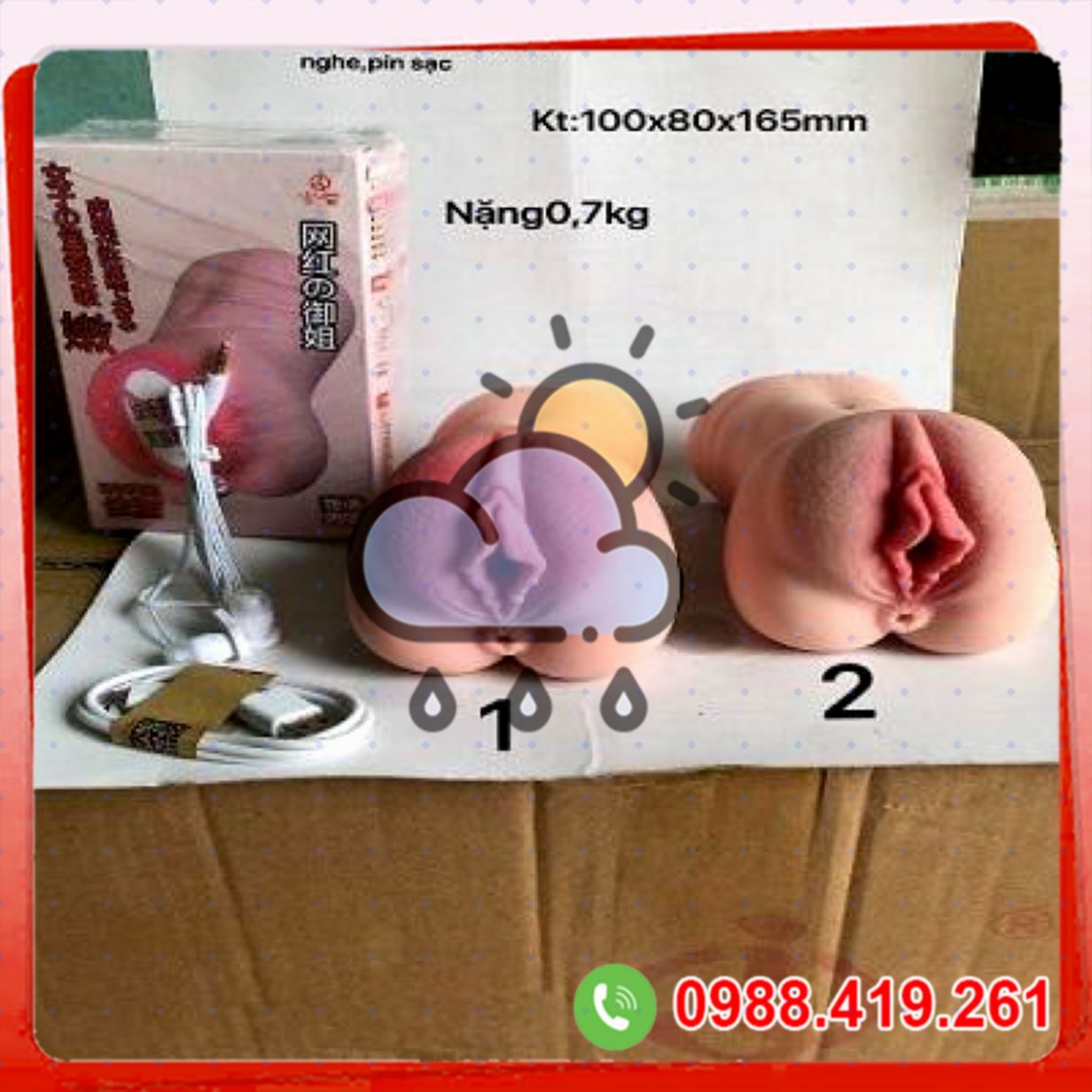 Âm đạo giả silicon rung rên cảm biến 3D mô phỏng thật chân thực 