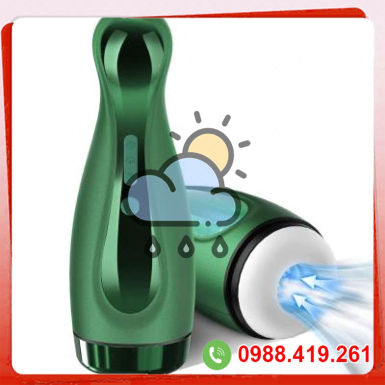 Cốc âm đạo cầm tay co bóp rung thụt tỏa nhiệt bú mút Unimat 