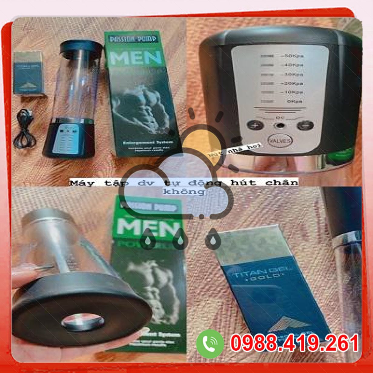 Máy tập dương vật tự động Penis Pump Man công nghệ 4.0 