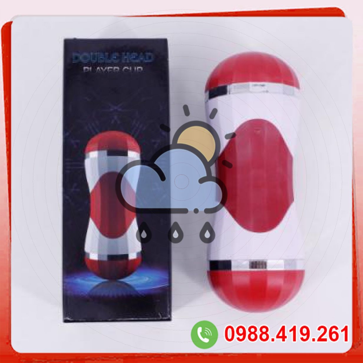 Âm đạo giả 2 đầu rung rên Double Head siêu độc đáo cho nam 