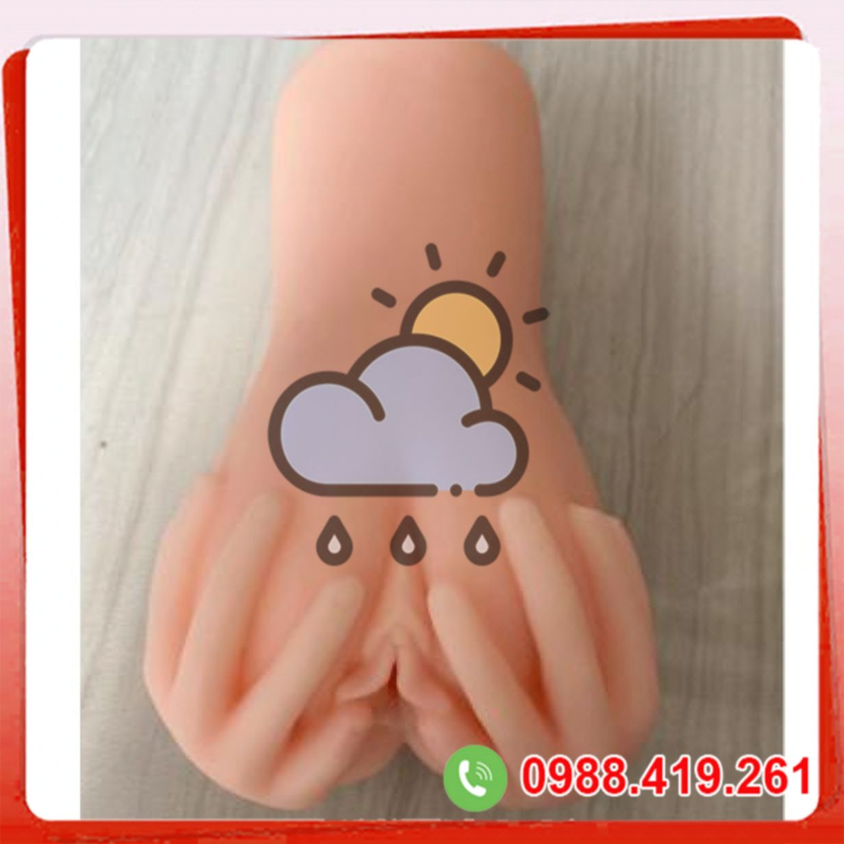 Âm đạo silicon trần hình bàn tay siêu mềm mịn thoải mái 