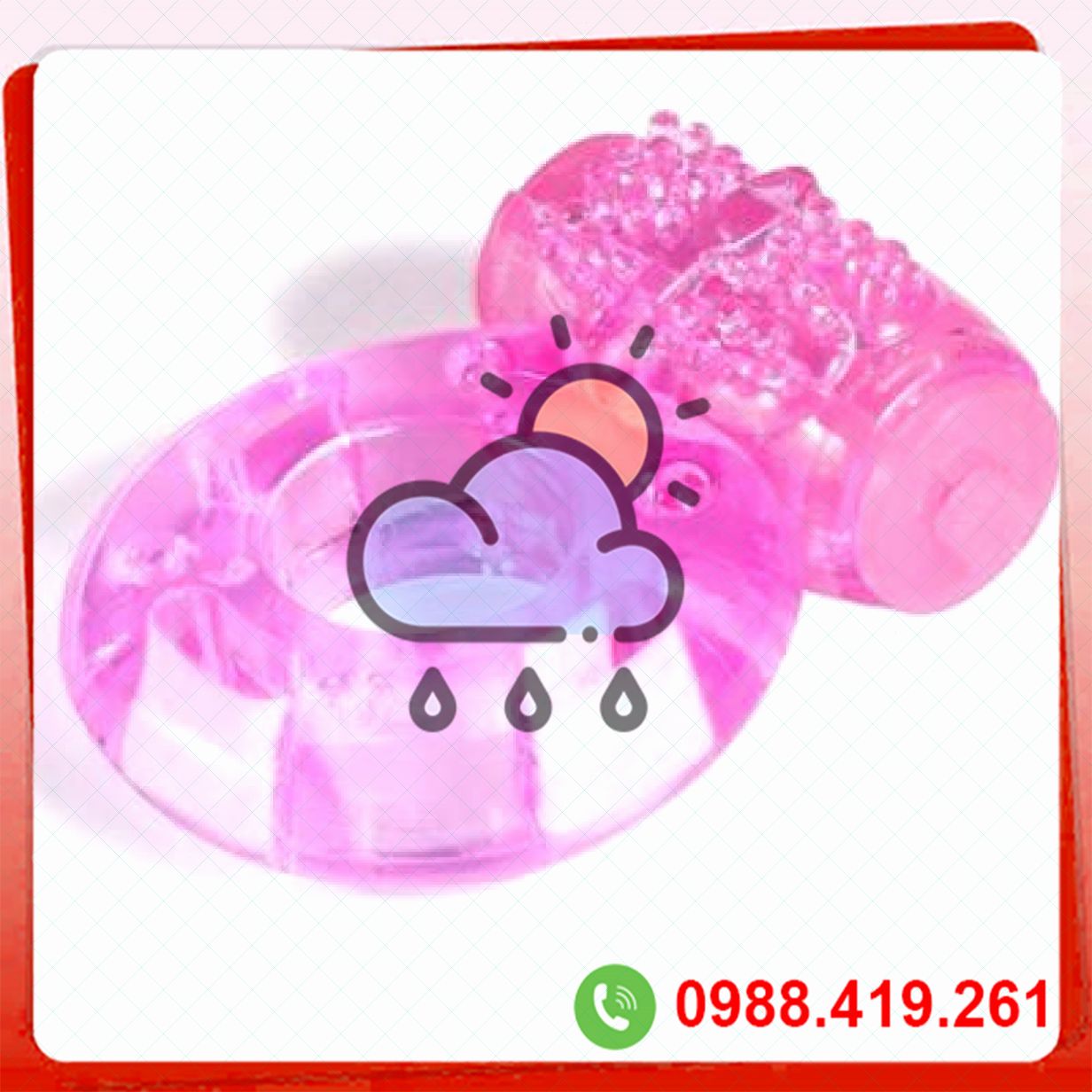 Vòng đeo dương vật rung đầu chim gây tê âm đạo giúp lên đỉnh 