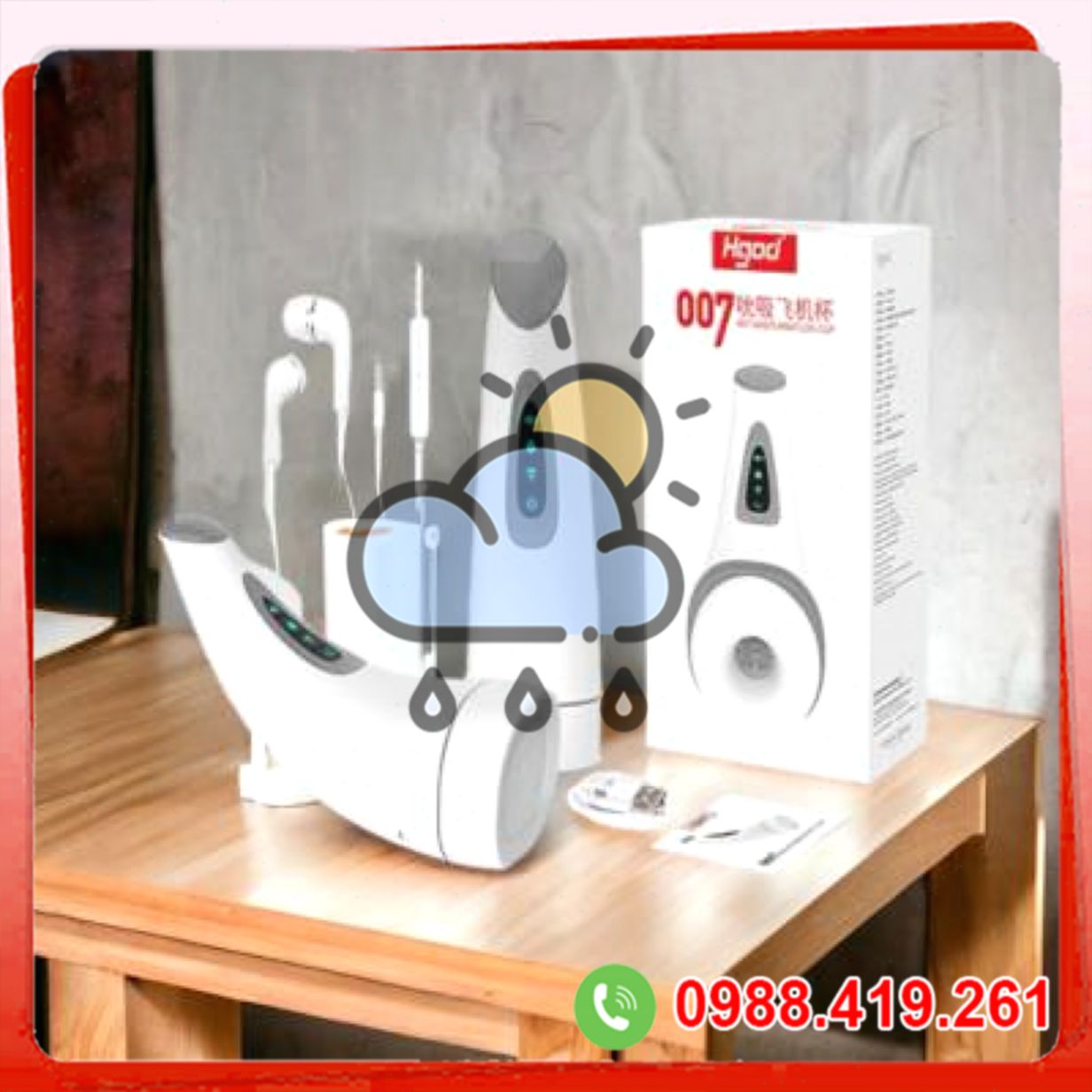 Máy bú mút dương vật tự động tỏa nhiệt Hgod 007 siêu kích thích nam 