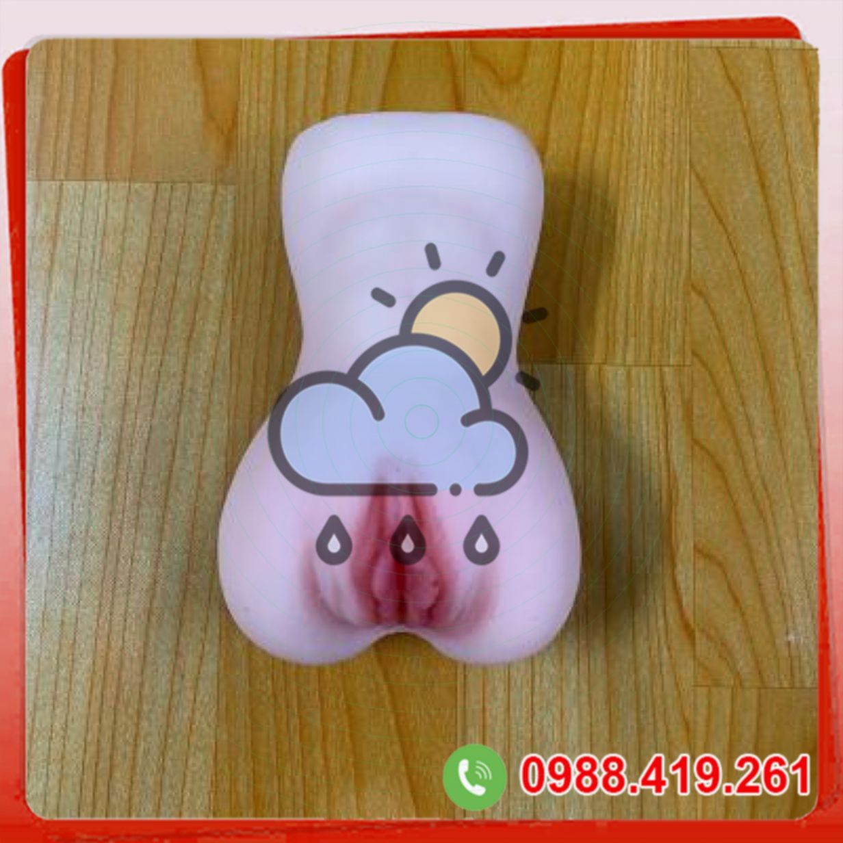 Âm đạo giả silicon mềm mại cầm tay không rung 600g chân thực giảm stress 