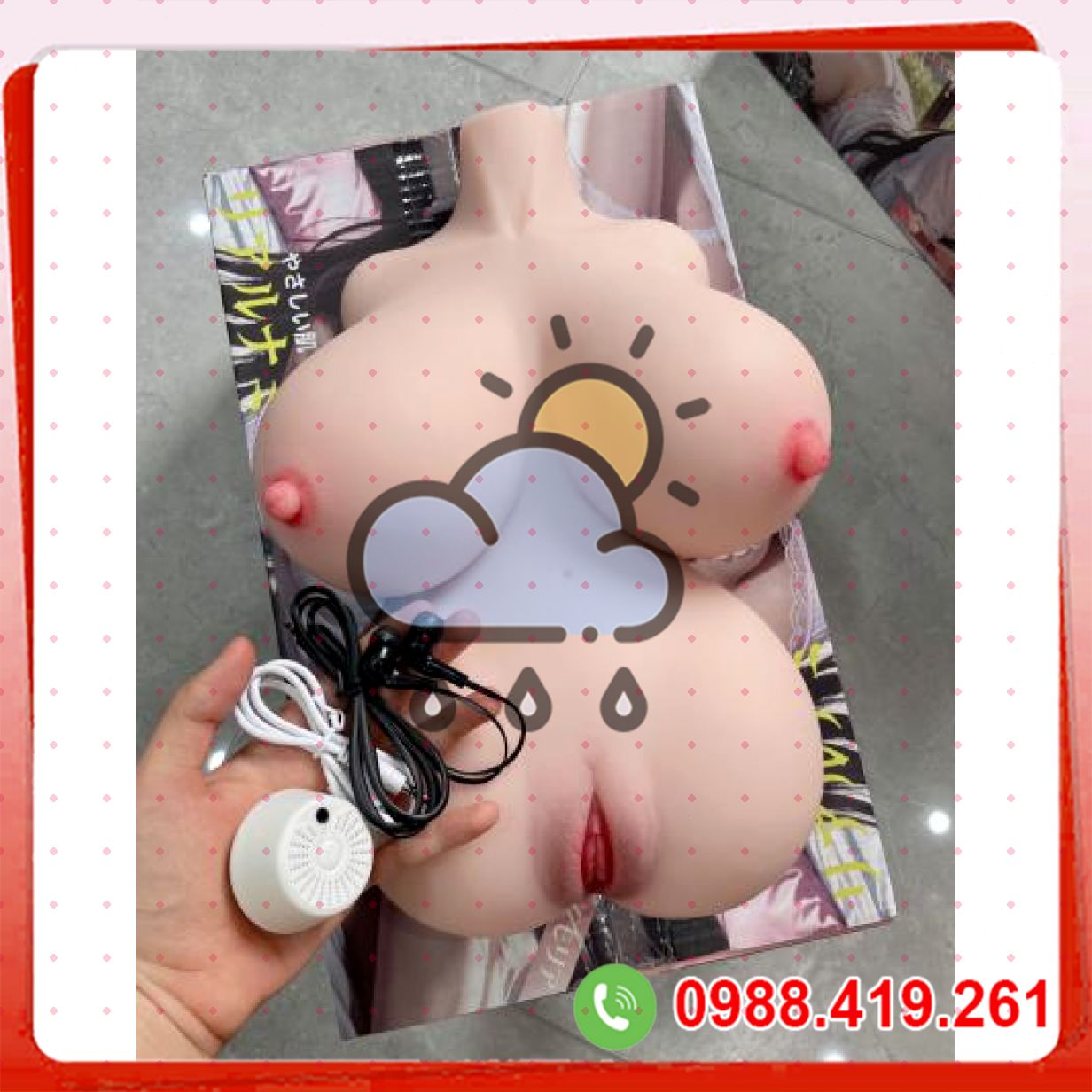 búp bê tình dục silicon bán thân 6kg rung rên siêu múp 