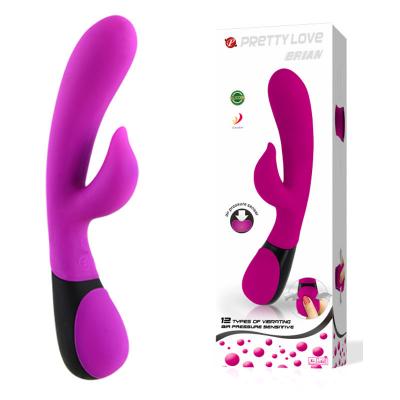 Dương vật silicon Pretty Love Brain đa chức năng rung ngoáy 