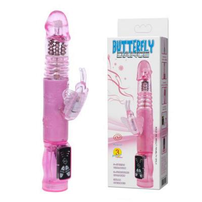 Dương vật giả thụt Butterfly đa chức năng rung con thỏ tê tái 