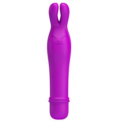 Que rung massage tai thỏ 2 ngón Pretty Love silicon an toàn 