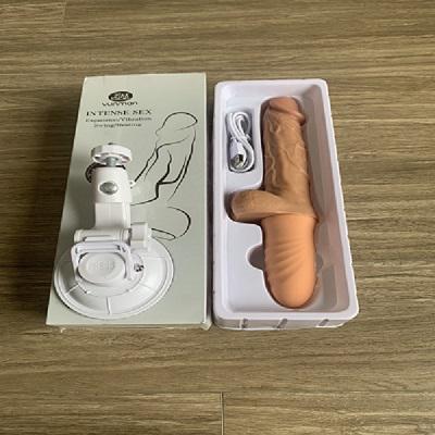 Dương vật giả cầm tay gắn tường rung thụt tạo nhiệt Yunman 