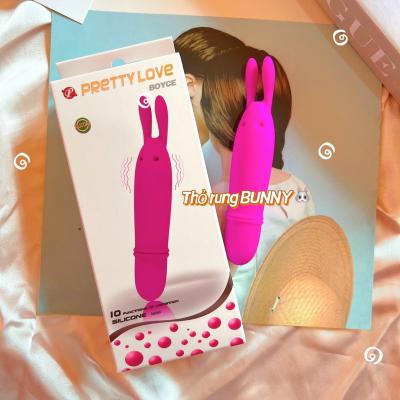 Thỏ rung massage điểm G Pretty Love Boyce 10 chế độ dùng pin 