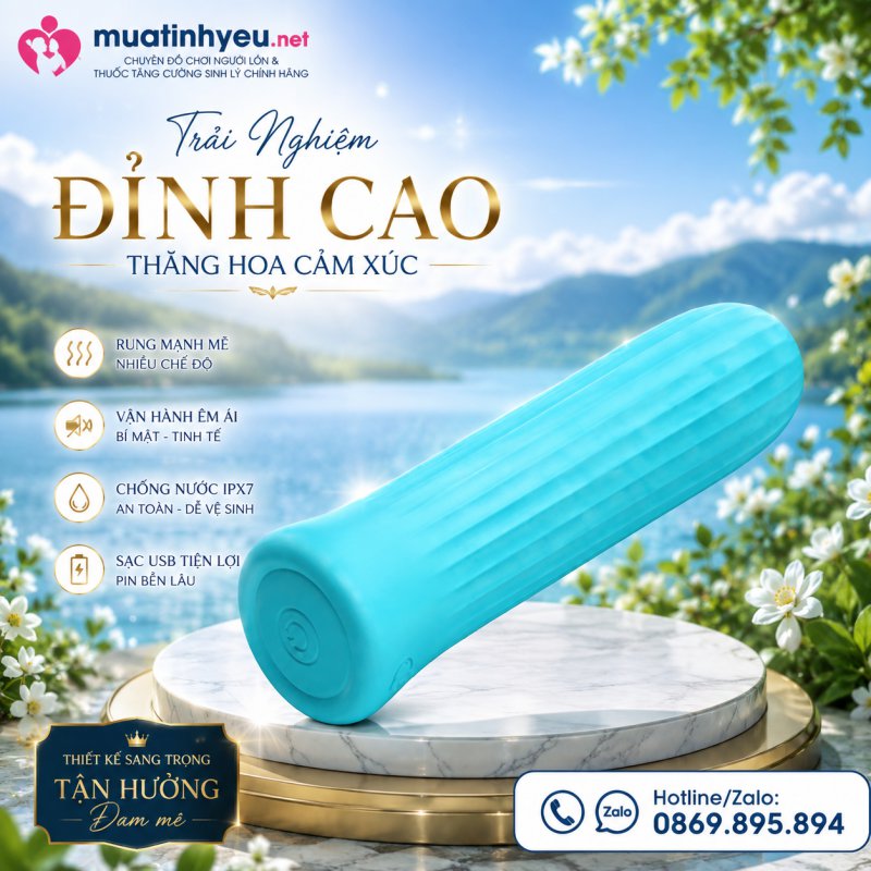 QUE RUNG PRETTYLOVE BLANCHE RUNG ĐA TẦN KÍCH THÍCH ĐIỂM G