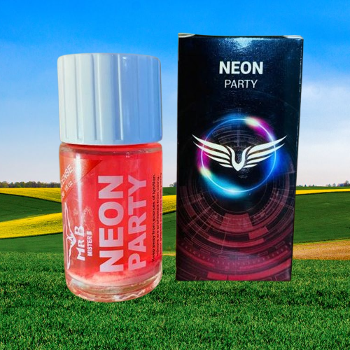 Popper Neon Party Red 40ml – Tinh Dầu Kích Thích Cực Mạnh, Chuẩn PWD USA 