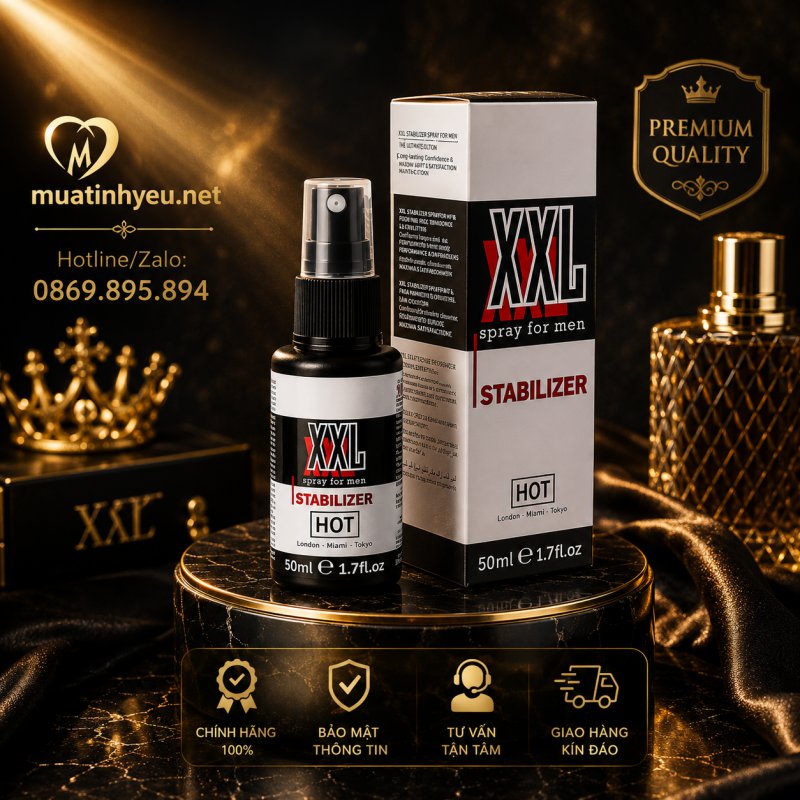 STABILIZER 50ML – HỖ TRỢ KÉO DÀI THỜI GIAN, LÀM CHỦ CUỘC YÊU