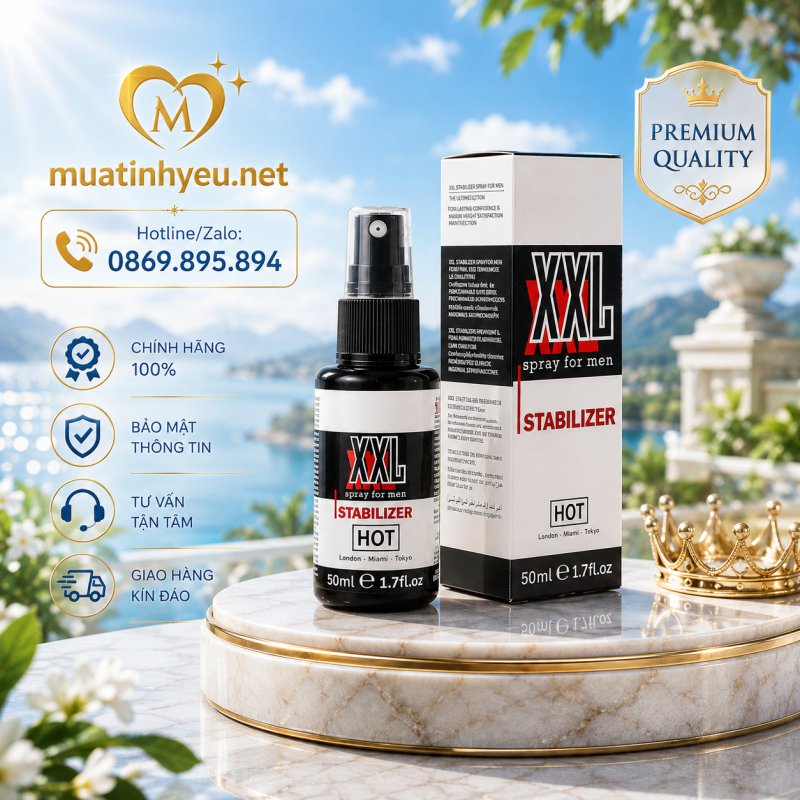 STABILIZER 50ML – HỖ TRỢ KÉO DÀI THỜI GIAN, LÀM CHỦ CUỘC YÊU