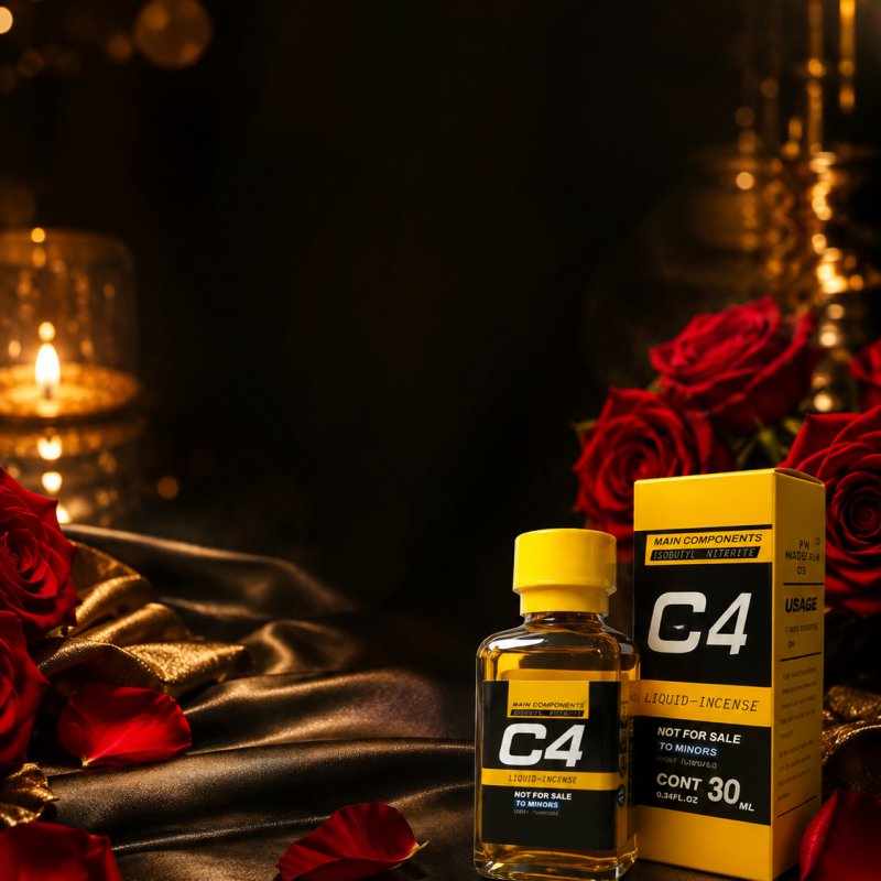 Poppers C4 Vàng 30ml PWD Mỹ –  Thiết Kế Nổi Bật