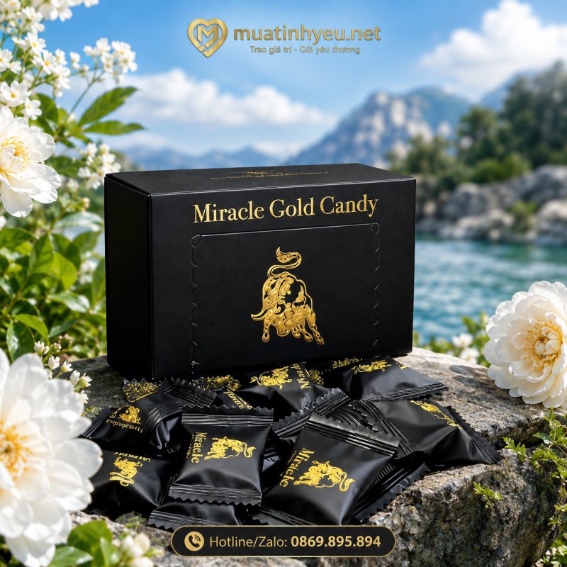 MIRACLE GOLD CANDY – KẸO SÂM HÀN QUỐC CAO CẤP