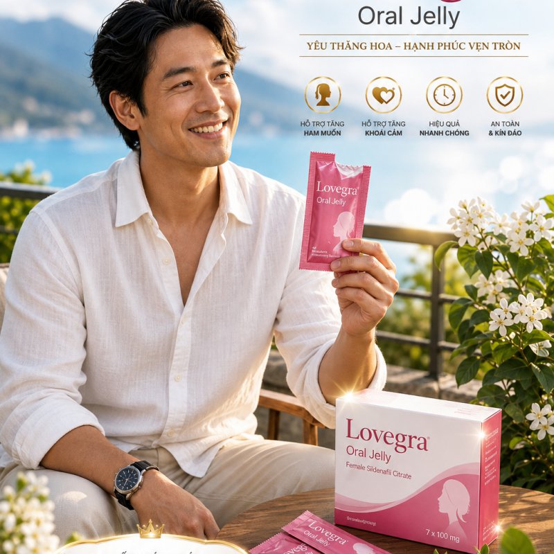 Lovegra 100mg
Lovegra Oral Jelly
Sildenafil Oral Jelly 100mg
Lovegra 100mg chính hãng