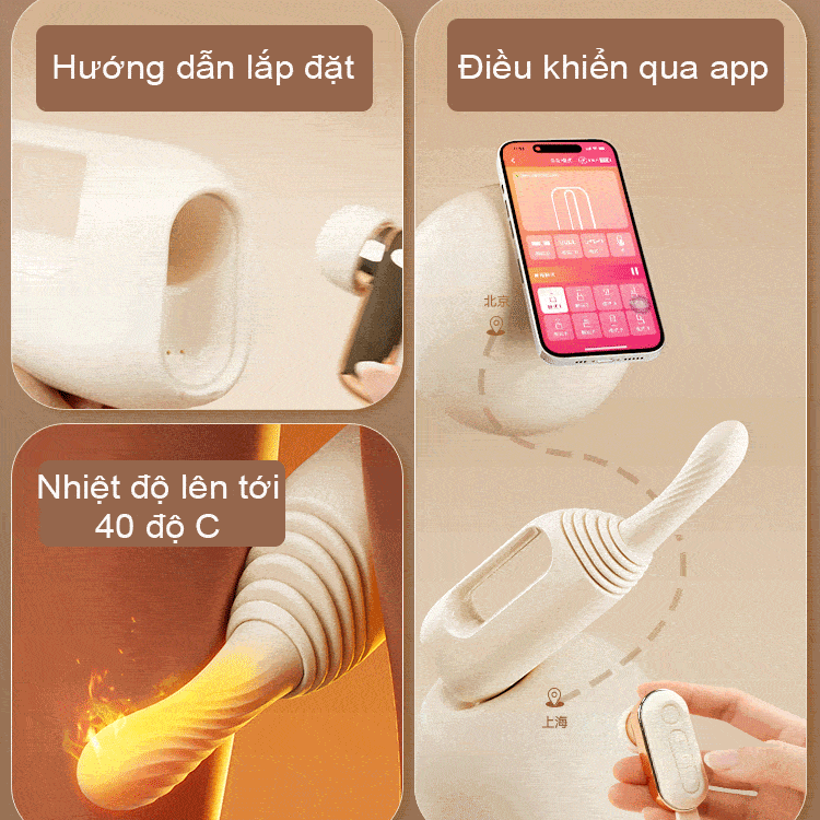 MÁY THỦ DÂM NỮ SVAKOM HANDY THRUSTER KẾT NỐI APP
