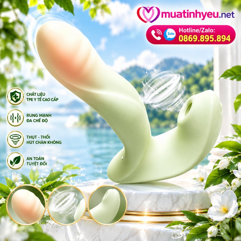 SVAKOM GABRIELLE DƯƠNG VẬT GẮN QUẦN CHIP RUNG THỤT HÚT ĐIỀU KHIỂN XA