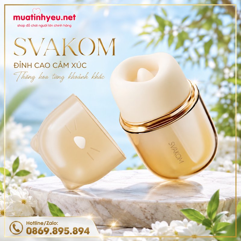 MÁY BÚ LIẾM SVAKOM SIWOKANG SWEET MOUTH CAO CẤP CHÍNH HÃNG